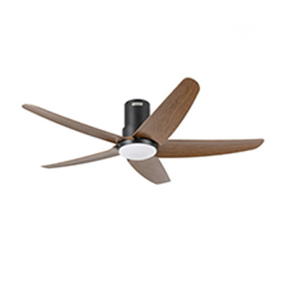 GLOXON 52" DC Ceiling Fan With LED Light 302010 CF5202 LR BLACK WOOD